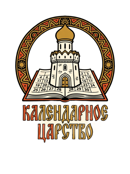 Герб «Календарного Царства»: терем на раскрытом календаре